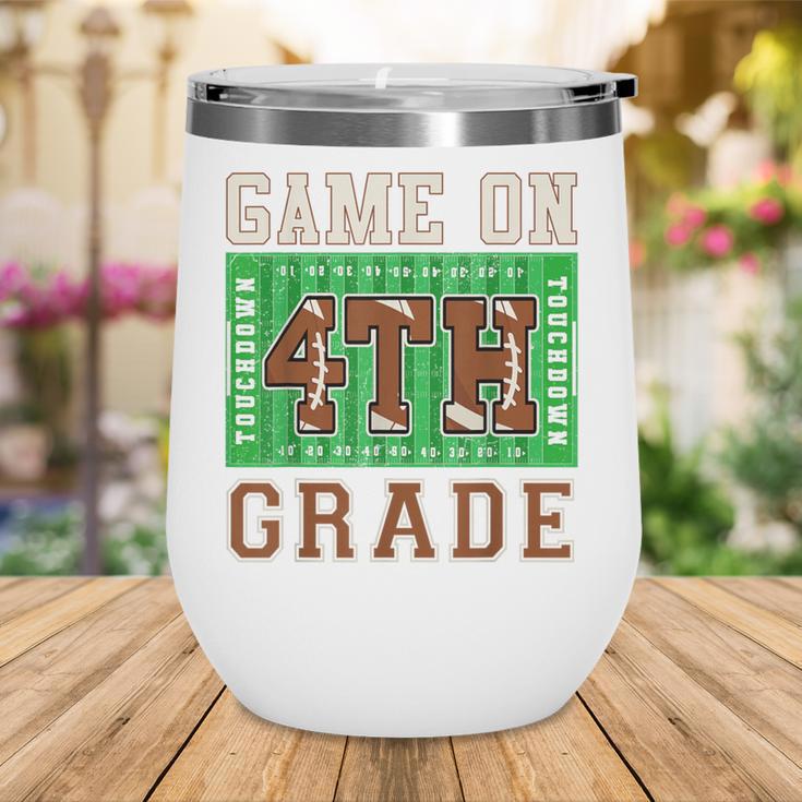 4th Grade Boys Kids Football Back To School Fourth Grade Wine Tumbler 4th Grade Boys Kids Football Back To School Fourth Grade Wine Tumbler