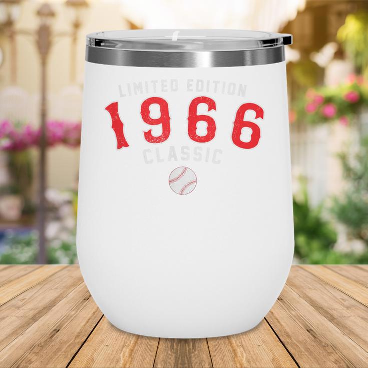 60 Year Old 1966 Classic Baseball 60th Birthday Wine Tumbler 60 Year Old 1966 Classic Baseball 60th Birthday Wine Tumbler