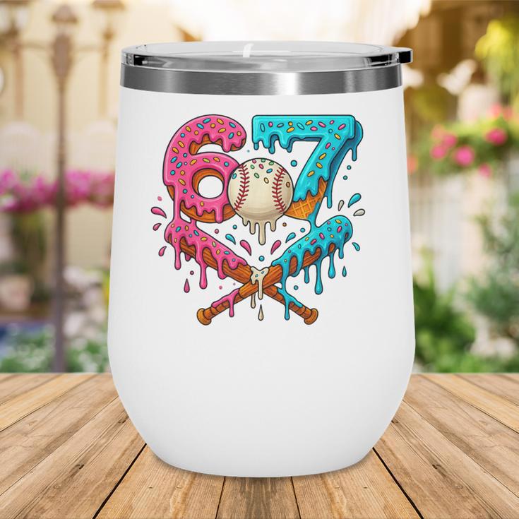 67 Ice Cream Drip Baseball Meme – Six Seven Gen Alpha Wine Tumbler 67 Ice Cream Drip Baseball Meme – Six Seven Gen Alpha Wine Tumbler
