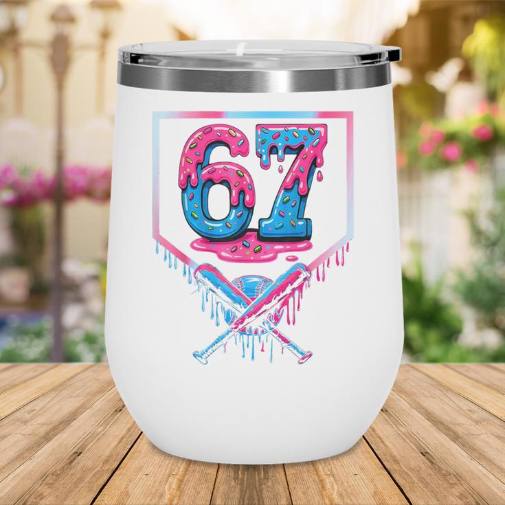 67 Six Seven Baseball Ice Cream Drip Cool Meme 67 Wine Tumbler 67 Six Seven Baseball Ice Cream Drip Cool Meme 67 Wine Tumbler