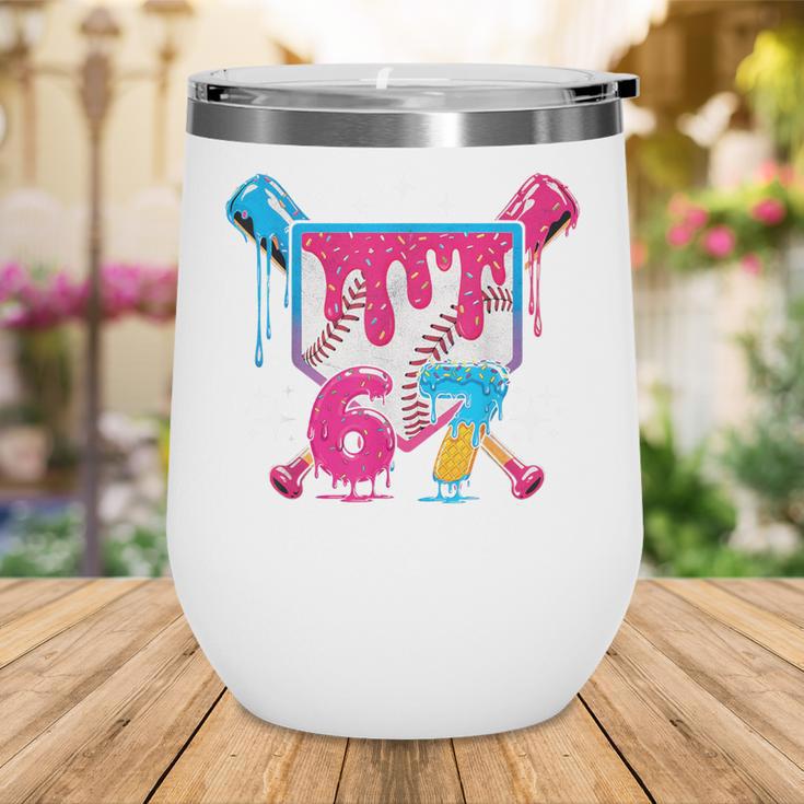 67 Six Seven Ice Cream Drip Baseball Boys Youth Wine Tumbler 67 Six Seven Ice Cream Drip Baseball Boys Youth Wine Tumbler