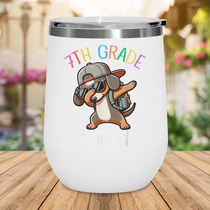 7th Grade Squad Dachshund Dabbing Kids Back To School Wine Tumbler 7th Grade Squad Dachshund Dabbing Kids Back To School Wine Tumbler