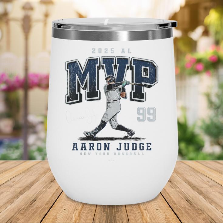 Aaron Judge 2025 AL MVP New York Baseball MLBPA Wine Tumbler Aaron Judge 2025 AL MVP New York Baseball MLBPA Wine Tumbler