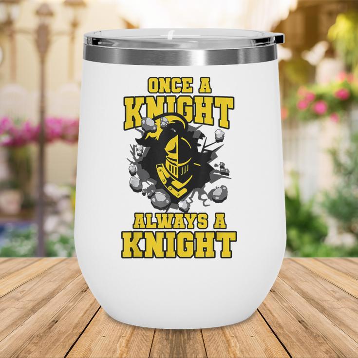 Always A Knight Back To School Spirit GY Wine Tumbler Always A Knight Back To School Spirit GY Wine Tumbler
