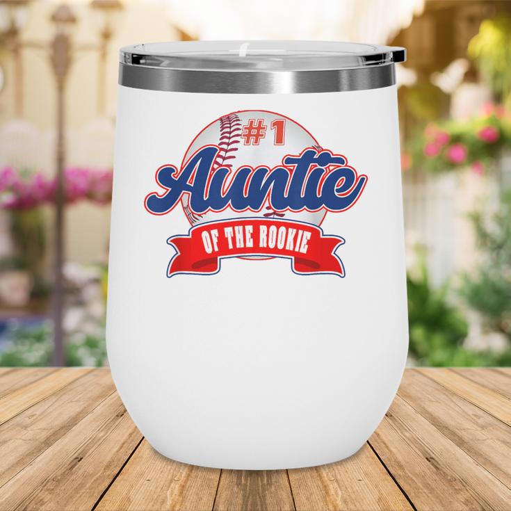 Auntie Rookie Of Year 1st Birthday Baseball Theme Matching Wine Tumbler Auntie Rookie Of Year 1st Birthday Baseball Theme Matching Wine Tumbler