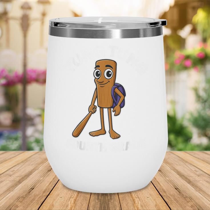 Back To School 4th Grade Italian Brainrot Tung Tung Sahur Wine Tumbler Back To School 4th Grade Italian Brainrot Tung Tung Sahur Wine Tumbler