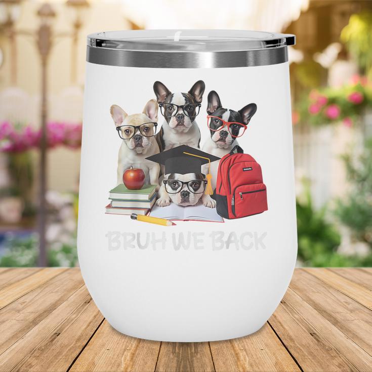Back To School Cute French Bulldog Puppy Dogs Lovers Wine Tumbler Back To School Cute French Bulldog Puppy Dogs Lovers Wine Tumbler