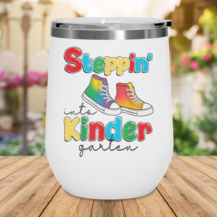 Back To School Girls Boys First Day Of Kindergarten Wine Tumbler Back To School Girls Boys First Day Of Kindergarten Wine Tumbler