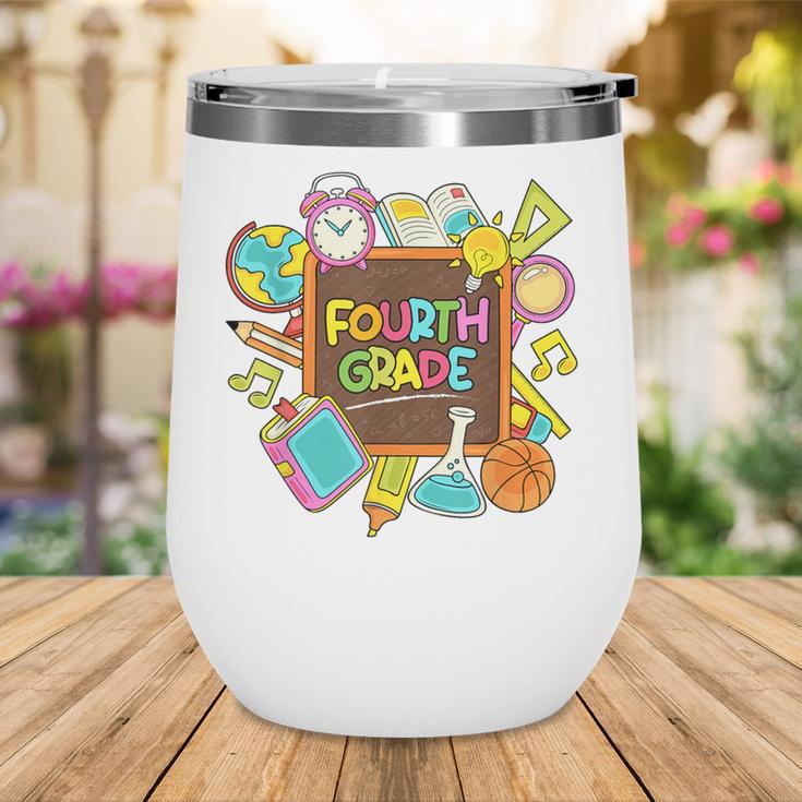 Back To School Hello Fourth Grade Team 4th Grade Boys Girls Wine Tumbler Back To School Hello Fourth Grade Team 4th Grade Boys Girls Wine Tumbler