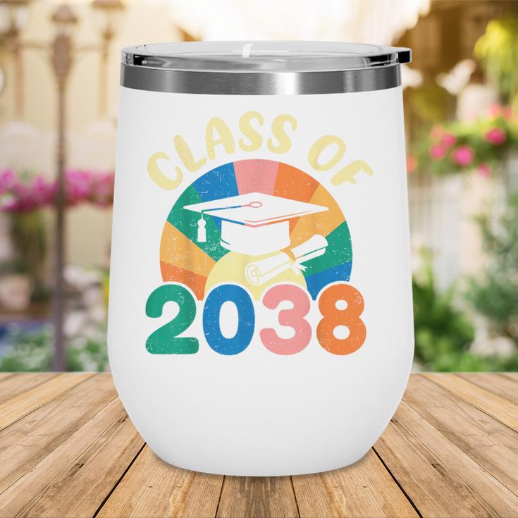 Back To School Pre-K Kindergarten Graduation Class Of 2038 Wine Tumbler Back To School Pre-K Kindergarten Graduation Class Of 2038 Wine Tumbler