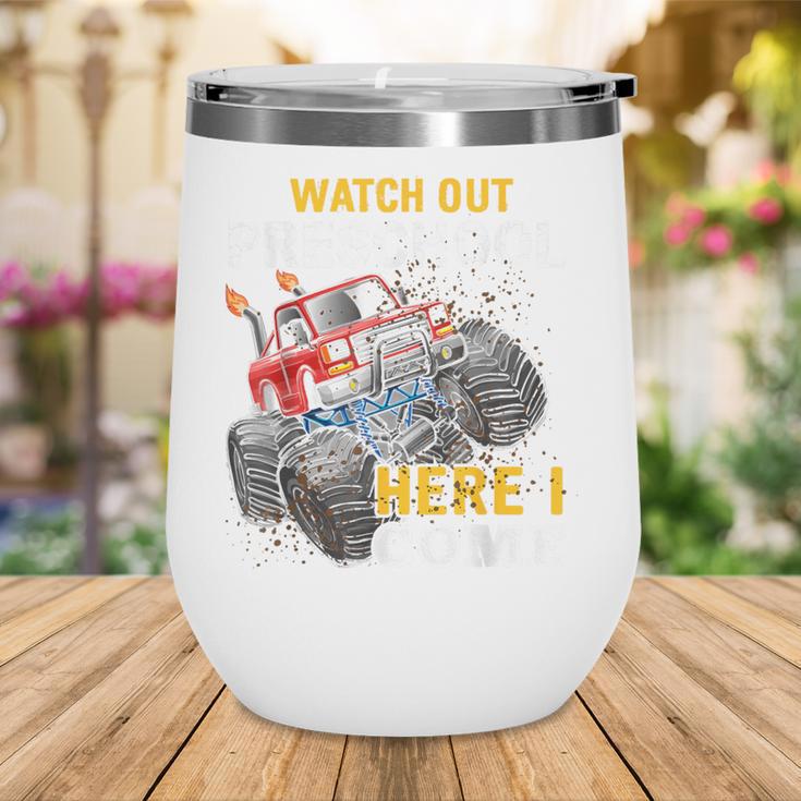 Back To School Preschool Here I Come For Boy Kids Truck Wine Tumbler Back To School Preschool Here I Come For Boy Kids Truck Wine Tumbler