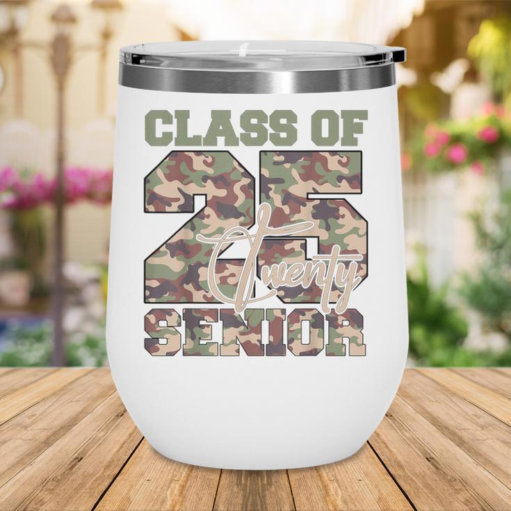 Back To School Senior 12th Grade Class Of 2025 Camouflage Wine Tumbler Back To School Senior 12th Grade Class Of 2025 Camouflage Wine Tumbler
