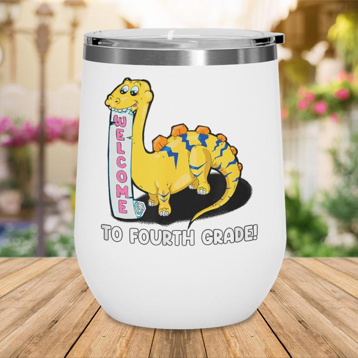 Back To School Welcome To Fourth Grade Wine Tumbler Back To School Welcome To Fourth Grade Wine Tumbler
