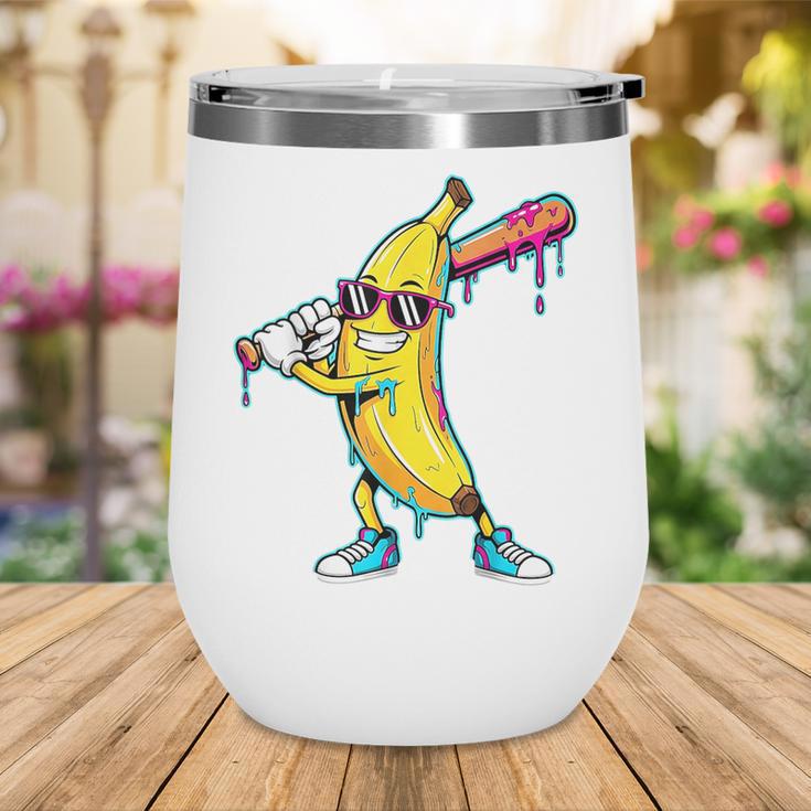 Banana Baseball Drip Kids Youth Boys Girls Wine Tumbler Banana Baseball Drip Kids Youth Boys Girls Wine Tumbler