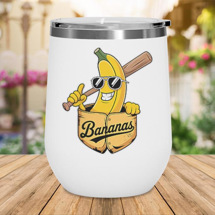 Banana Baseball Fruit Wine Tumbler Banana Baseball Fruit Wine Tumbler