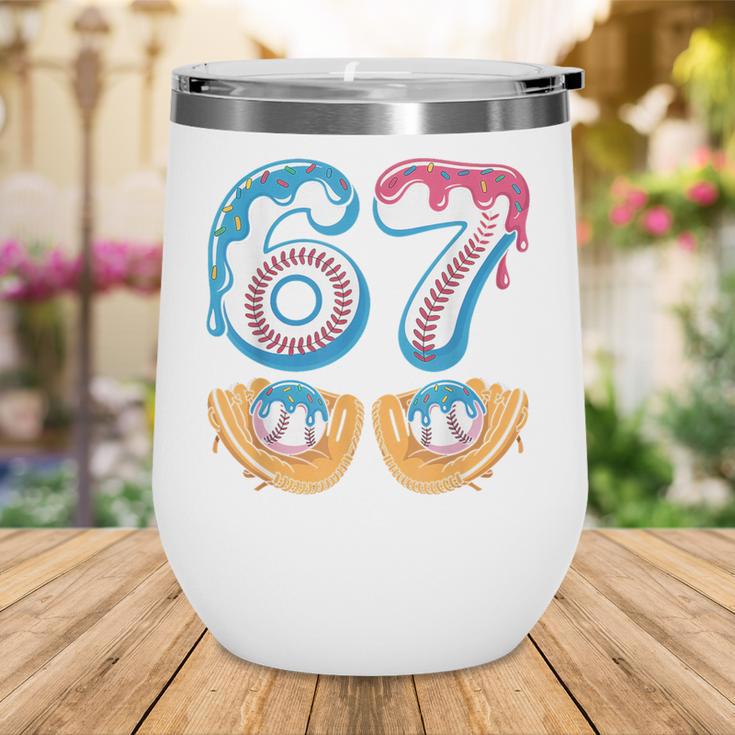 Baseball 67 Ice Cream Drip 67 Meme Player T-Shirt Wine Tumbler