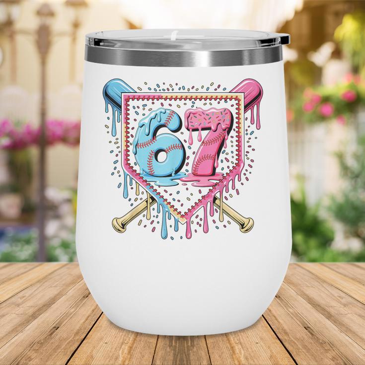 Baseball 67 Ice Cream Drip Six Seven Meme Boy Girl Kid Wine Tumbler Baseball 67 Ice Cream Drip Six Seven Meme Boy Girl Kid Wine Tumbler