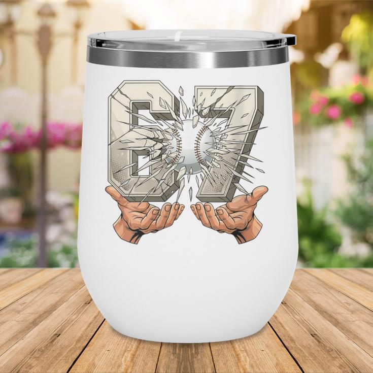 Baseball 67 Six Seven Gen Alpha Meme Wine Tumbler Baseball 67 Six Seven Gen Alpha Meme Wine Tumbler