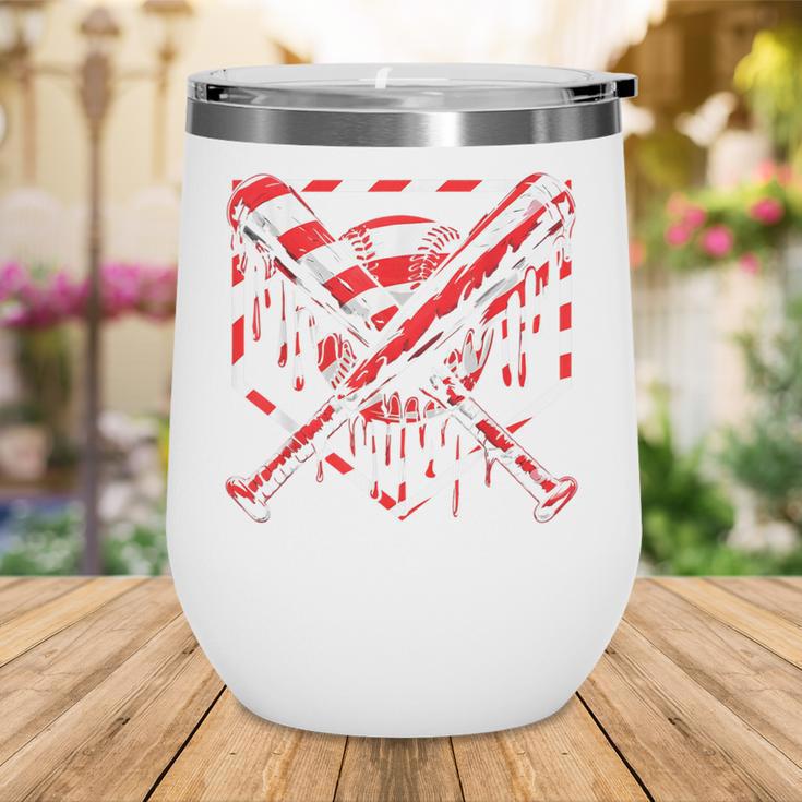 Baseball Candy Cane Christmas Baseball Ice Cream Drip Boys Wine Tumbler Baseball Candy Cane Christmas Baseball Ice Cream Drip Boys Wine Tumbler