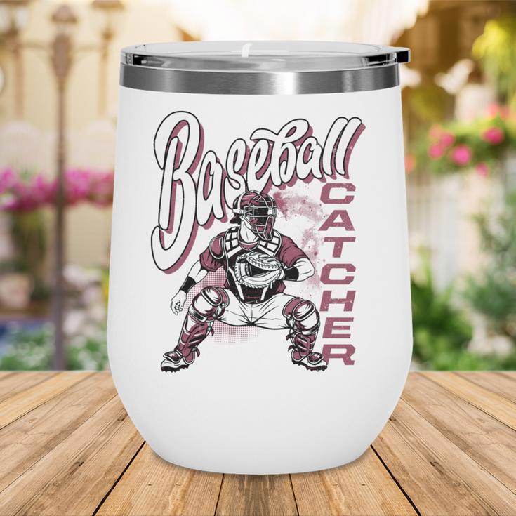 Baseball Catcher Gear Home Plate Wine Tumbler Baseball Catcher Gear Home Plate Wine Tumbler