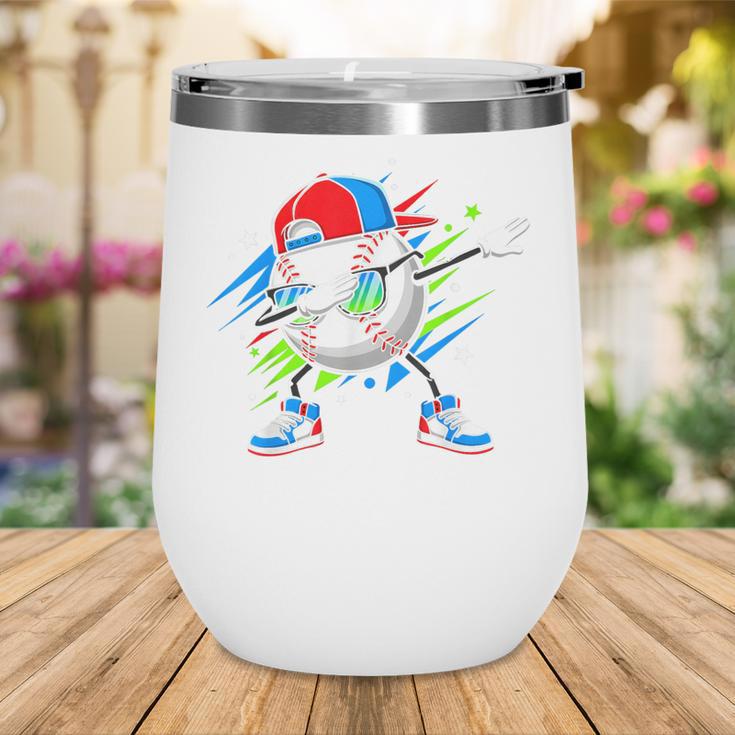Baseball Dabbing Sports For Boys And Girls Game Day Wine Tumbler Baseball Dabbing Sports For Boys And Girls Game Day Wine Tumbler