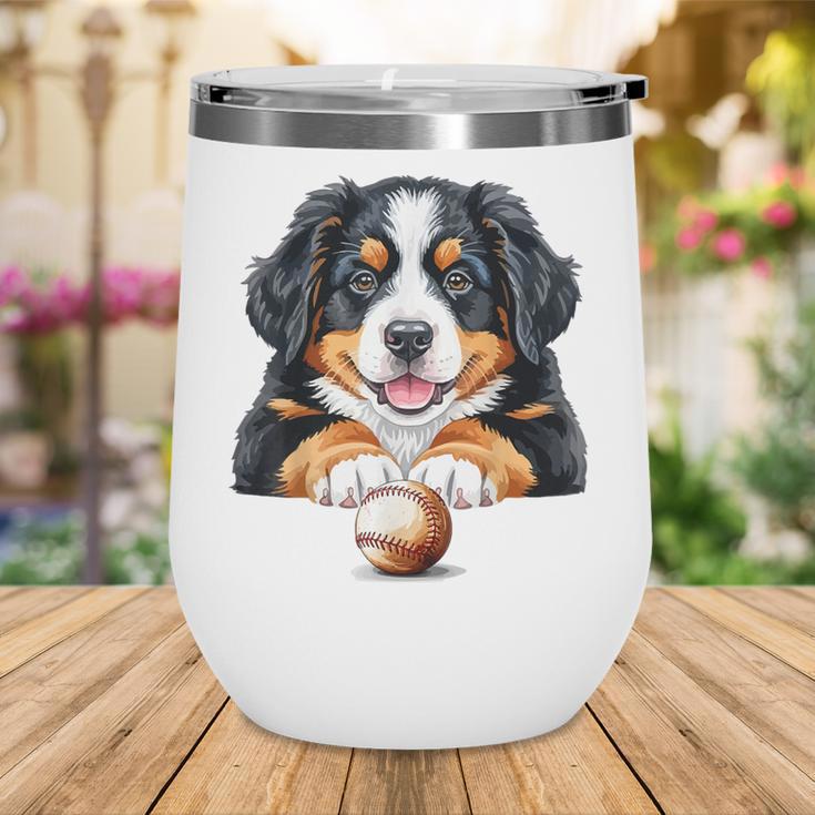 Baseball Dog Men & Women Wine Tumbler