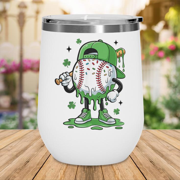Baseball Drip For Boys Ice Cream Drip Baseball Player Wine Tumbler Baseball Drip For Boys Ice Cream Drip Baseball Player Wine Tumbler