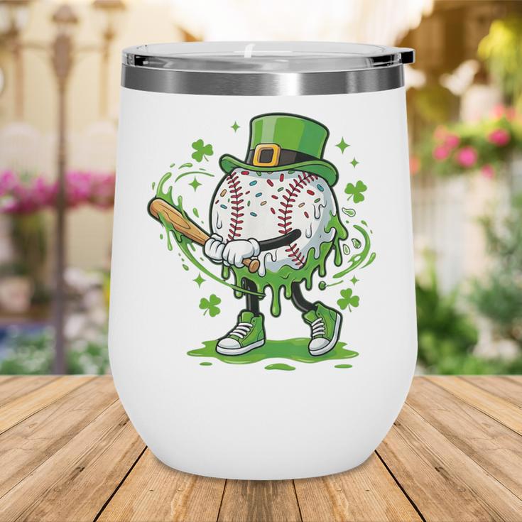 Baseball Drip For Boys Ice Cream Drip Youth St Patricks Day Wine Tumbler Baseball Drip For Boys Ice Cream Drip Youth St Patricks Day Wine Tumbler