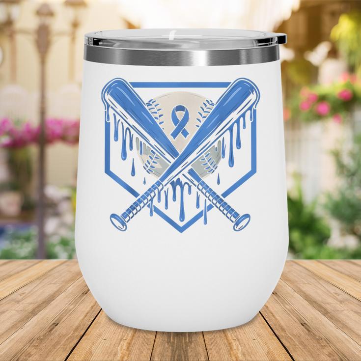 Baseball Drip Ice Cream Diabetes Awareness Ribbon Boys Girls Wine Tumbler Baseball Drip Ice Cream Diabetes Awareness Ribbon Boys Girls Wine Tumbler