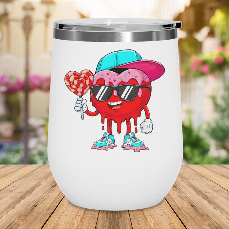 Baseball Drip Ice Cream Valentines Day Baseball Sport Boys Wine Tumbler Baseball Drip Ice Cream Valentines Day Baseball Sport Boys Wine Tumbler