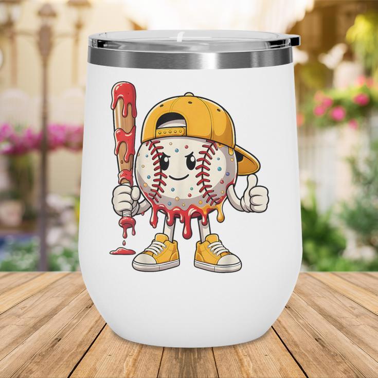 Baseball Drip Baseball Life Style 101 Apparel Youth Wine Tumbler Baseball Drip Baseball Life Style 101 Apparel Youth Wine Tumbler