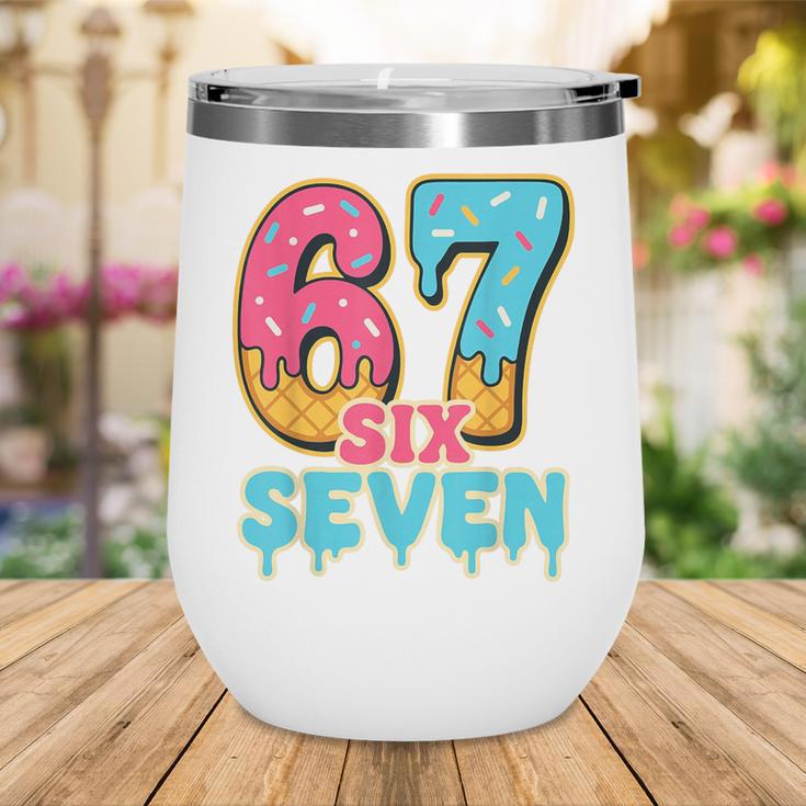 Baseball Drip Number 67 Player Trendy 6 7 Meme Wine Tumbler Baseball Drip Number 67 Player Trendy 6 7 Meme Wine Tumbler