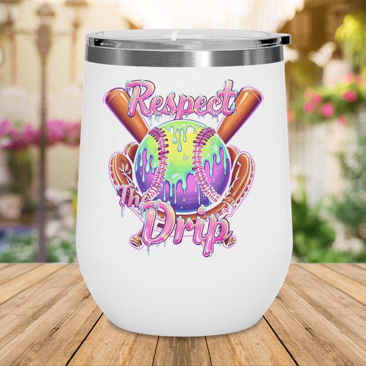 Baseball Drip Respect The Drip Purple Ice Cream Sprinkles Wine Tumbler Baseball Drip Respect The Drip Purple Ice Cream Sprinkles Wine Tumbler