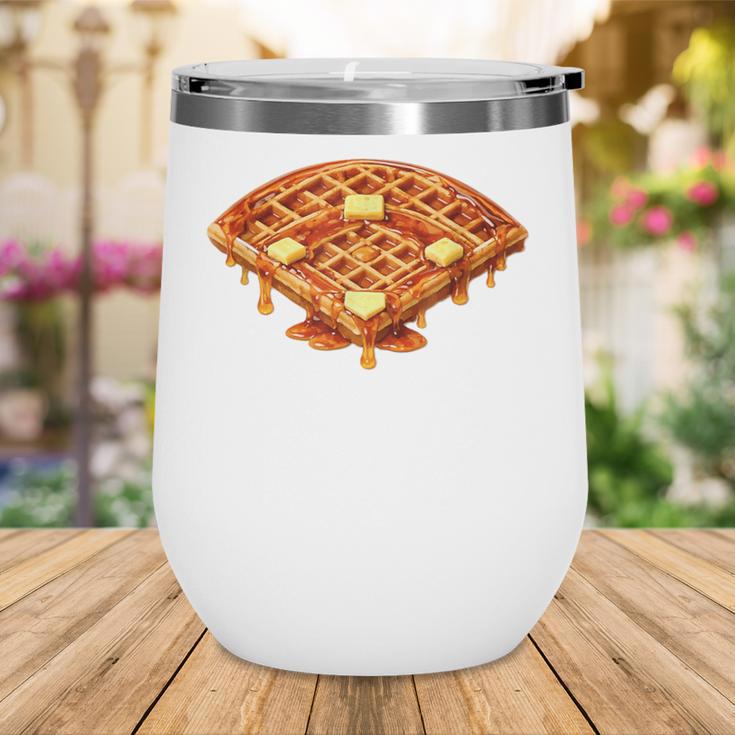 Baseball Dripping Waffle Field Wine Tumbler
