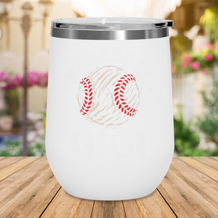 Baseball Gigi Distressed Vintage Grandma Game Day Wine Tumbler Baseball Gigi Distressed Vintage Grandma Game Day Wine Tumbler