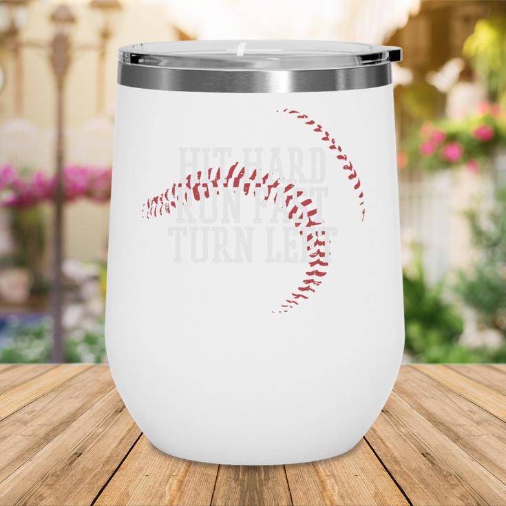 Baseball Hit Hard Run Fast Turn Left Men Boys Kid Teen Youth Premium Tri-Blend Wine Tumbler Baseball Hit Hard Run Fast Turn Left Men Boys Kid Teen Youth Premium Tri-Blend Wine Tumbler