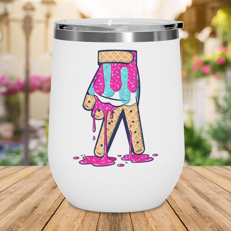 Baseball Ice Cream Drip Boys Glove Sprinkles Baseball Lover Wine Tumbler Baseball Ice Cream Drip Boys Glove Sprinkles Baseball Lover Wine Tumbler