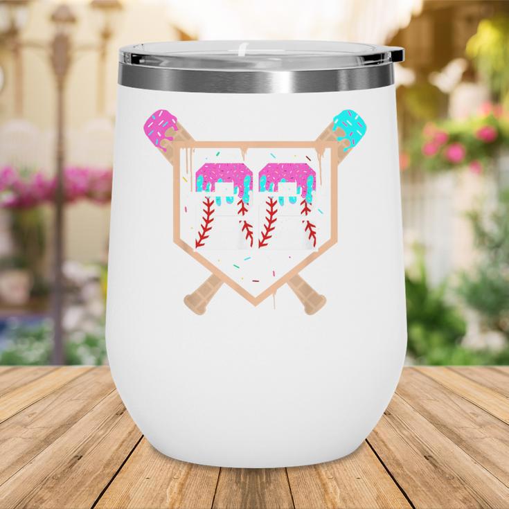 Baseball Ice Cream Drip Number 22 Player 22nd Birthday Wine Tumbler Baseball Ice Cream Drip Number 22 Player 22nd Birthday Wine Tumbler