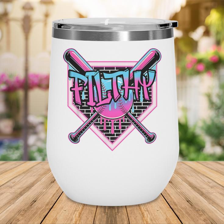 Baseball Ice Cream Drip Pitcher Filthy Wine Tumbler