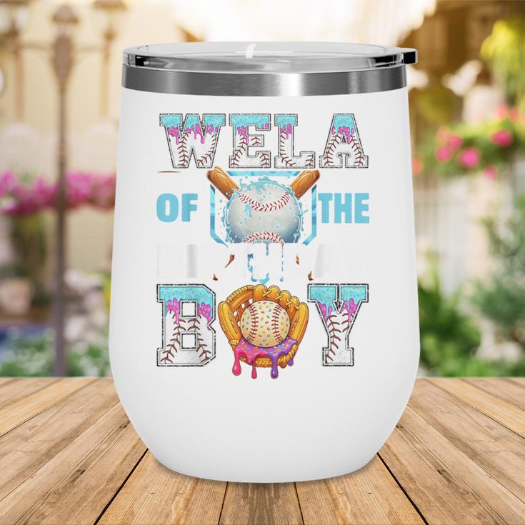 Baseball Ice Cream Drip Wela Of The Birthday Boy Wine Tumbler