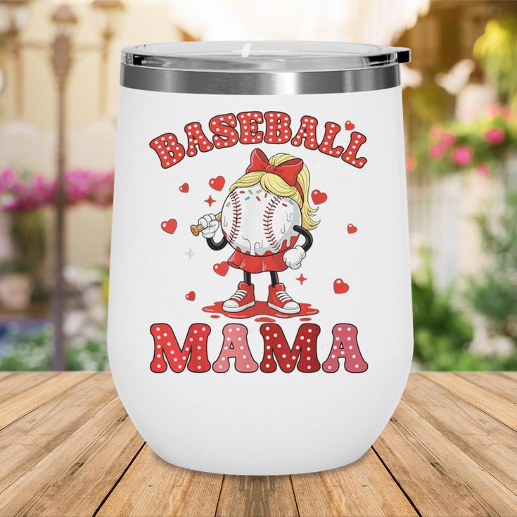 Baseball Mama Sports Mom Baseball Valentine Drip Girls Women Wine Tumbler Baseball Mama Sports Mom Baseball Valentine Drip Girls Women Wine Tumbler