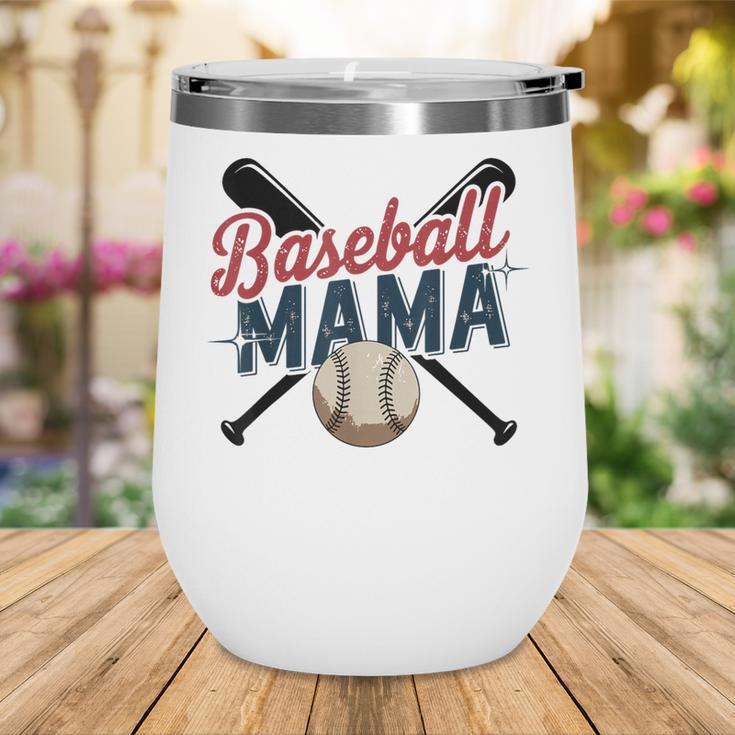 Baseball Mama Squad Proud Sports Mom Game Day Wine Tumbler