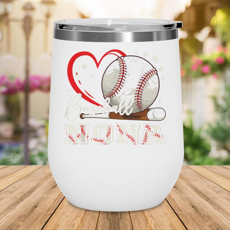 Baseball Nona Family Matching Cute Baseball Lover Wine Tumbler Baseball Nona Family Matching Cute Baseball Lover Wine Tumbler