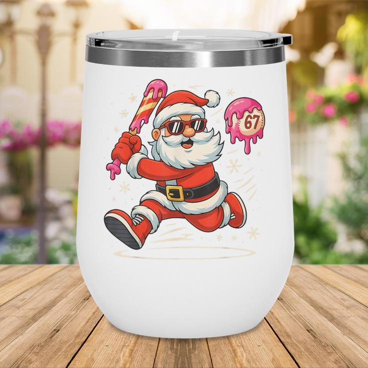 Baseball Santa 67 Baseball Christmas Pajamas Xmas Men Boy 67 Wine Tumbler Baseball Santa 67 Baseball Christmas Pajamas Xmas Men Boy 67 Wine Tumbler