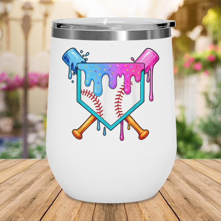 Baseball Sport Respect The Drip Boys Baseball Wine Tumbler