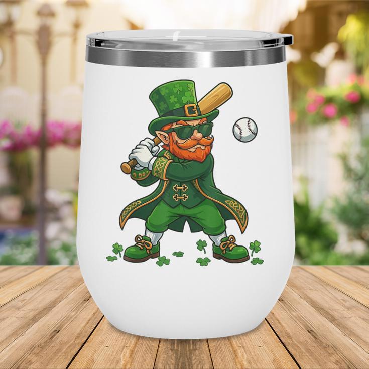 Baseball St Patricks Day Leprechaun Boys Girls Men Women Wine Tumbler Baseball St Patricks Day Leprechaun Boys Girls Men Women Wine Tumbler