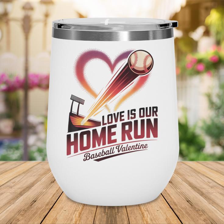 Baseball Valentine Love Is Our Home Run Apparel Wine Tumbler Baseball Valentine Love Is Our Home Run Apparel Wine Tumbler