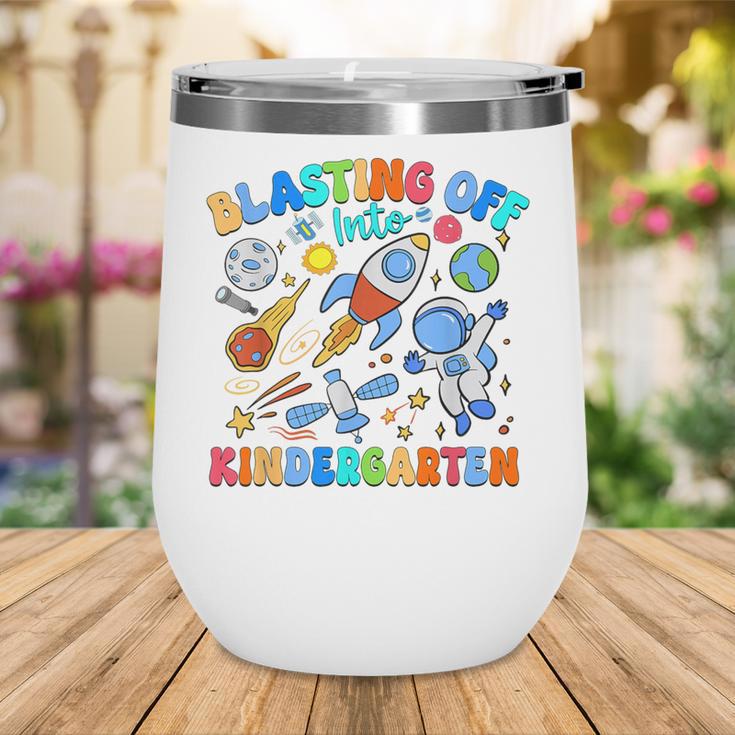 Blasting Off Into Kindergarten Back To School Boys Kid Wine Tumbler Blasting Off Into Kindergarten Back To School Boys Kid Wine Tumbler