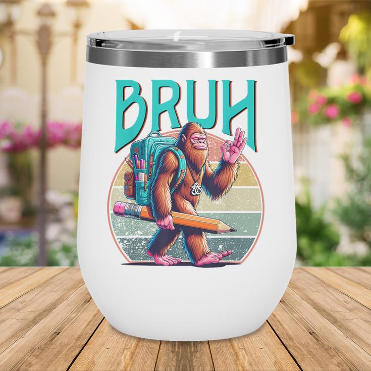 Boys Modern Bruh Big Foot Back To School Graphic Wine Tumbler Boys Modern Bruh Big Foot Back To School Graphic Wine Tumbler