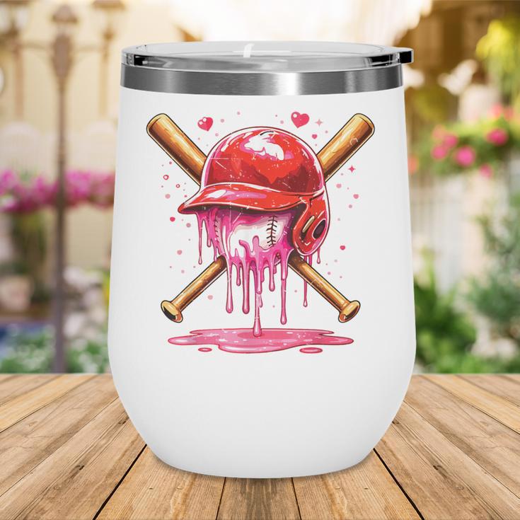 Boys Valentine Day Baseball Helmet Drip Ice-Cream Youth Kids Wine Tumbler Boys Valentine Day Baseball Helmet Drip Ice-Cream Youth Kids Wine Tumbler